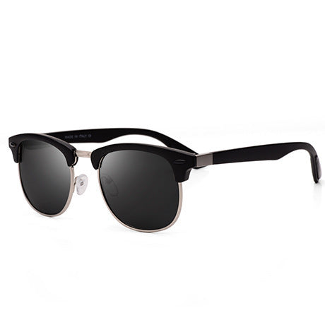 Semi Rimmed Retro Sunglasses