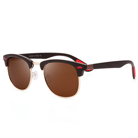 Semi Rimmed Retro Sunglasses