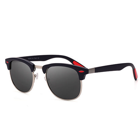 Semi Rimmed Retro Sunglasses