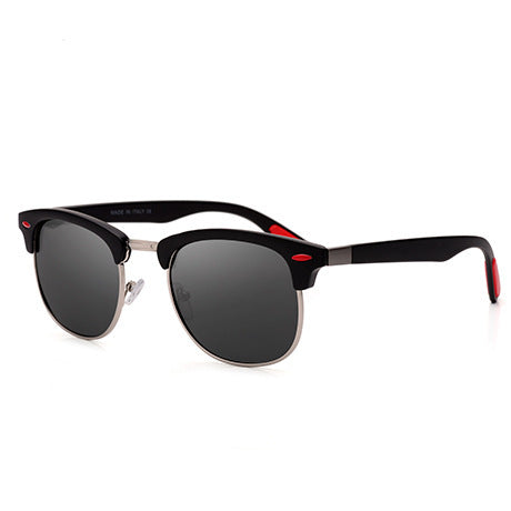 Semi Rimmed Retro Sunglasses