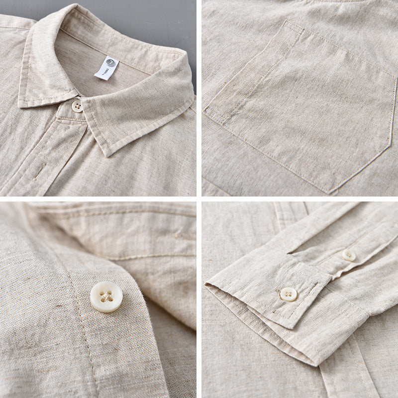 Long Sleeve Linen Shirt