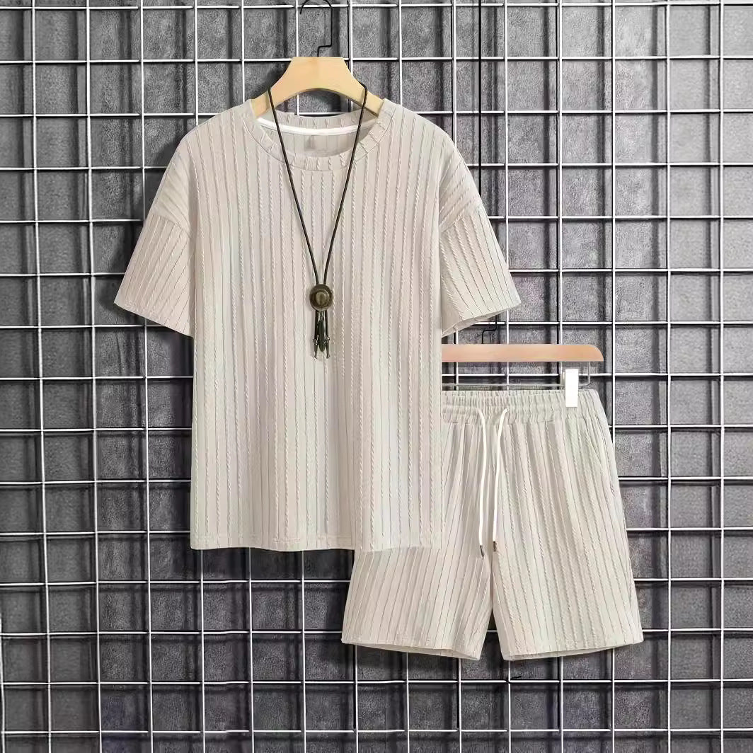 Knit Shorts and Shirt Set