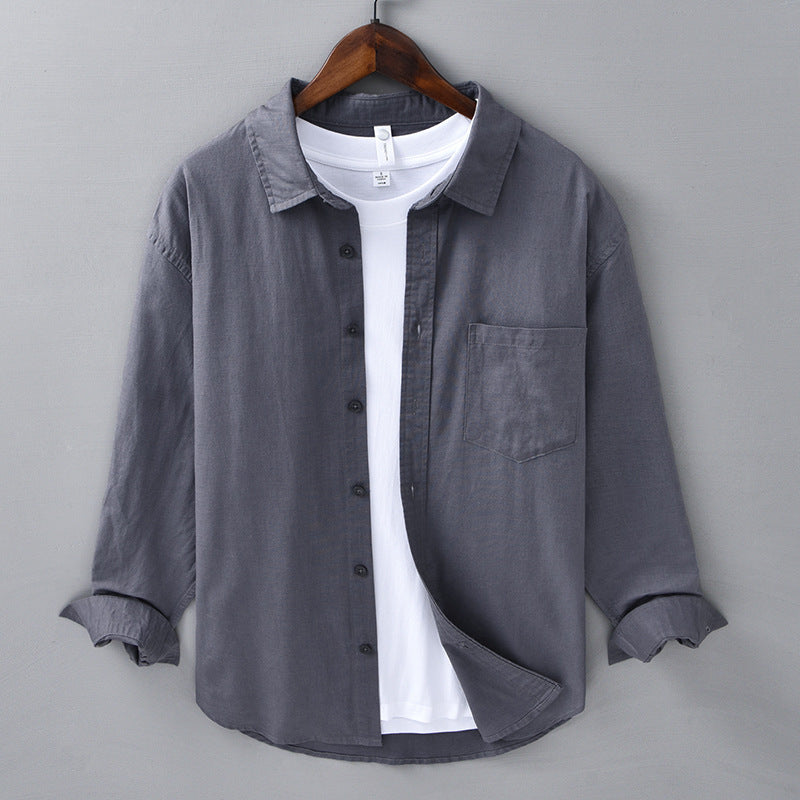 Long Sleeve Linen Shirt