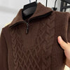 Nordic Knit Collared Quarter Zip Sweater