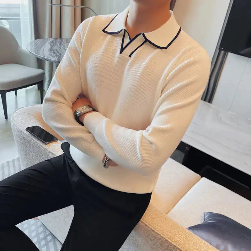 Old Money Collared Pullover