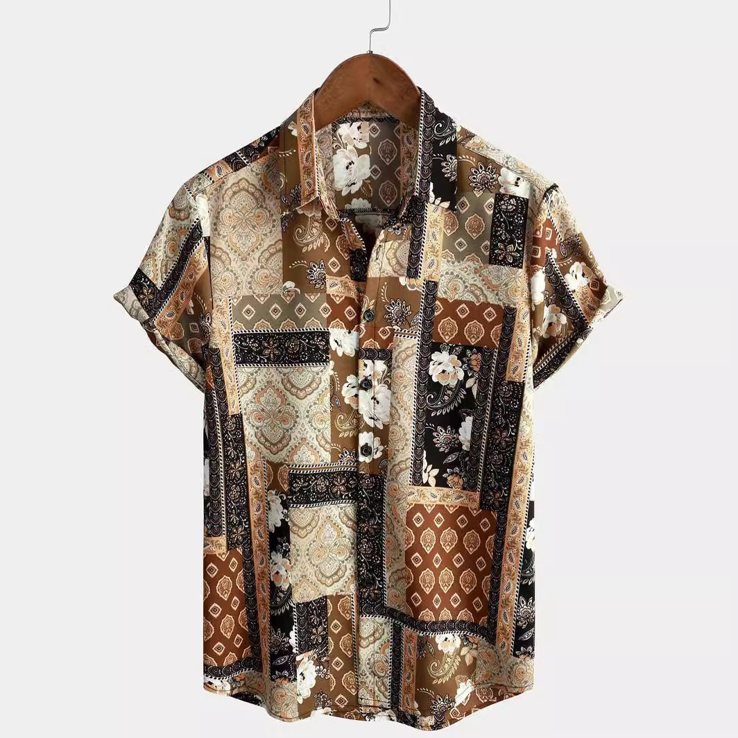 Desert Days Short Sleeved Button Up