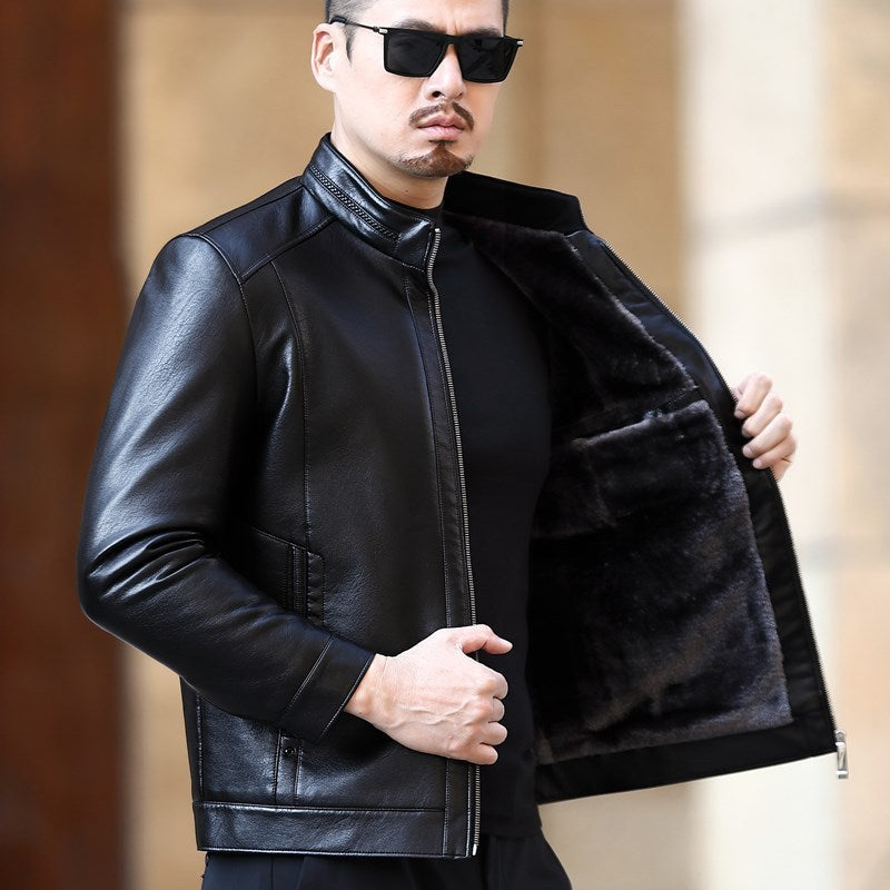 Modern Motorcycle Leather Jacket