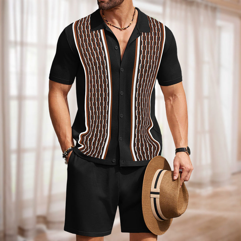 Legacy Short Sleeve Button Up and Shorts Set