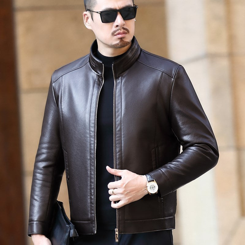 Modern Motorcycle Leather Jacket