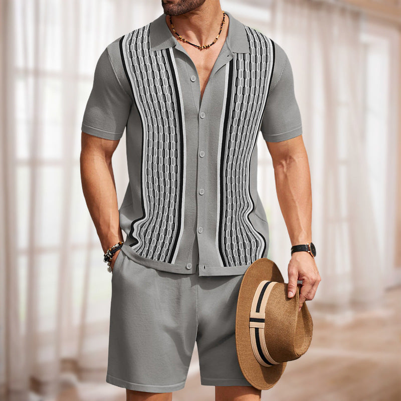 Legacy Short Sleeve Button Up and Shorts Set