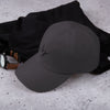 Black Embroidered Logo Baseball Hat