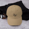 Black Embroidered Logo Baseball Hat