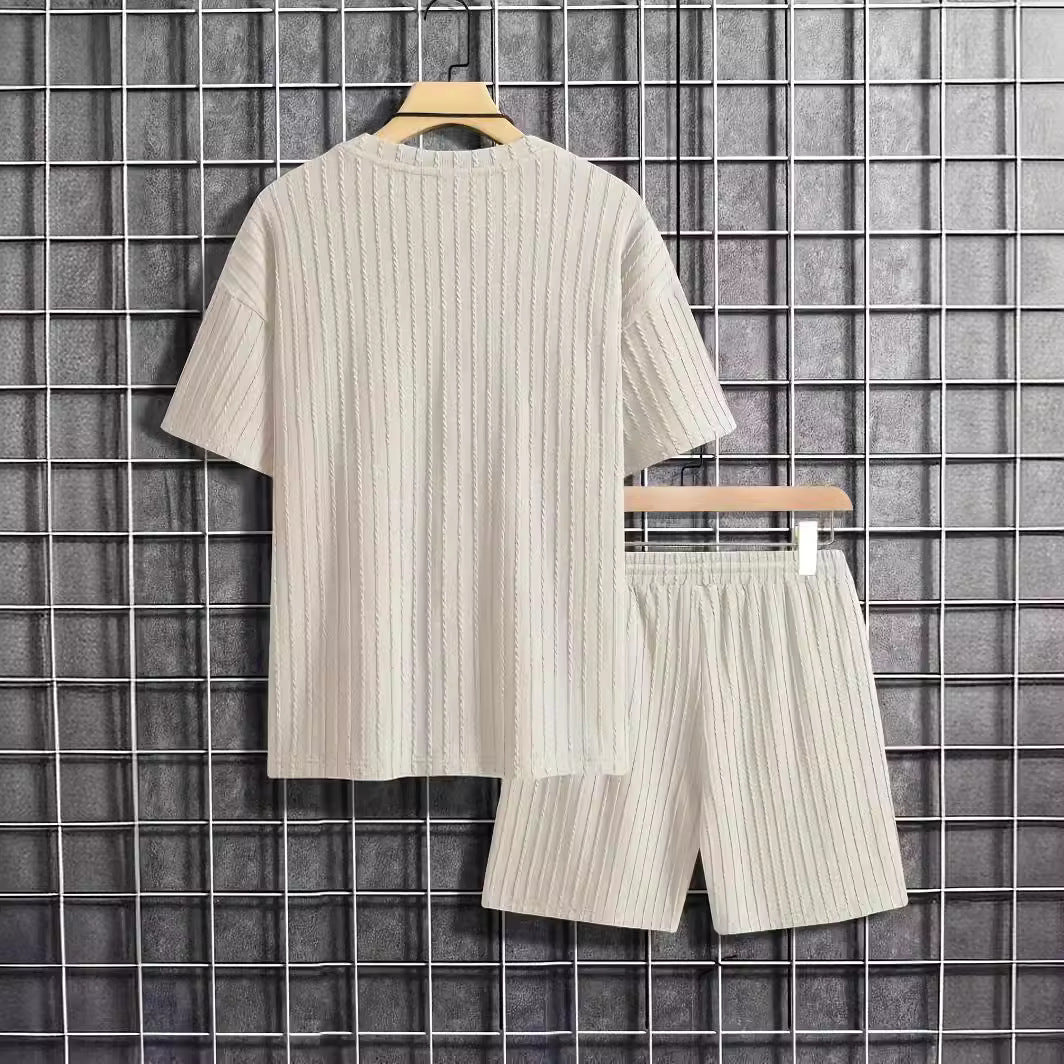 Knit Shorts and Shirt Set