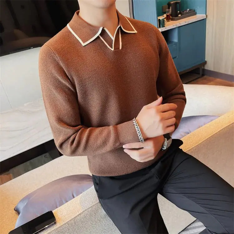 Old Money Collared Pullover