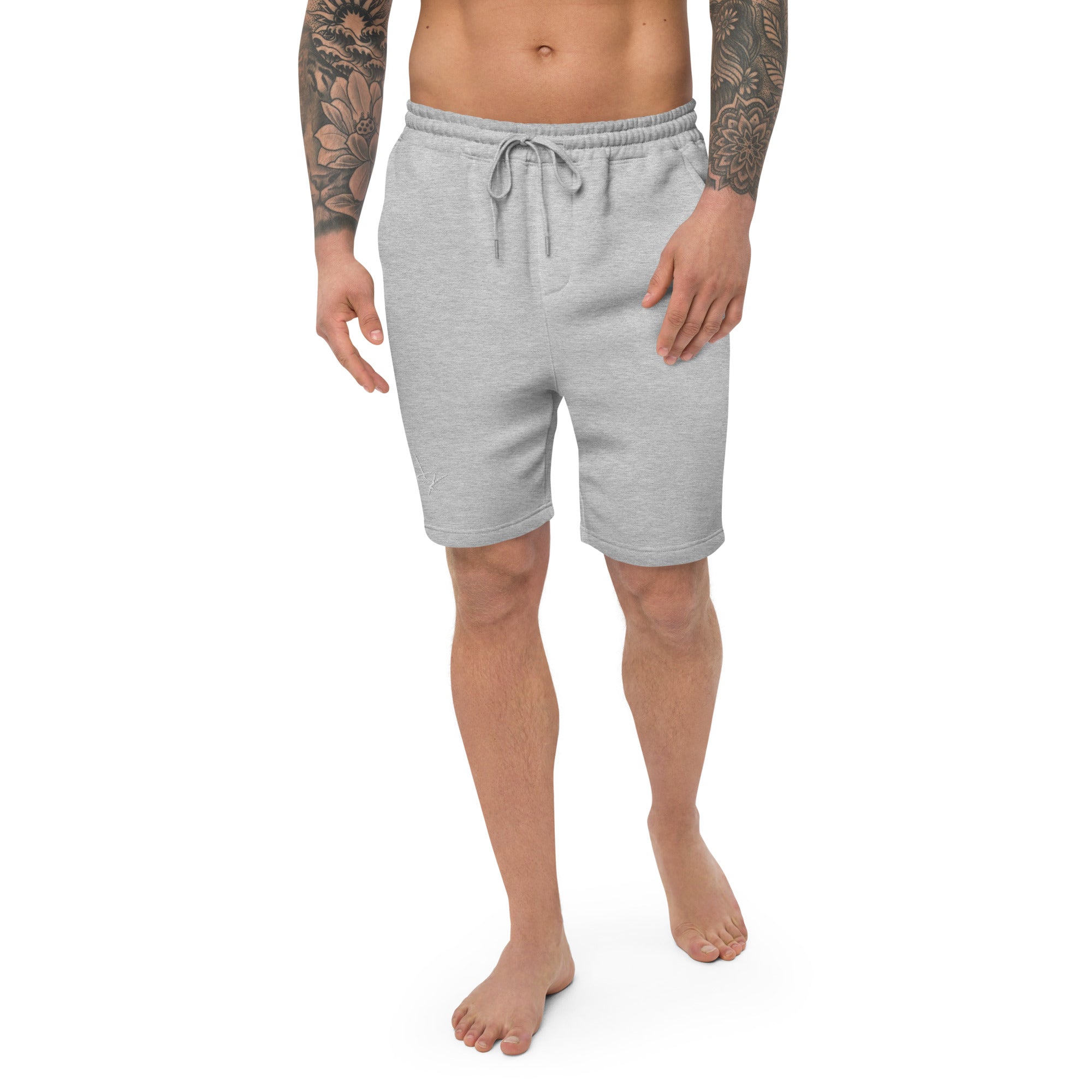 Comfy Fleece Embroidered Shorts